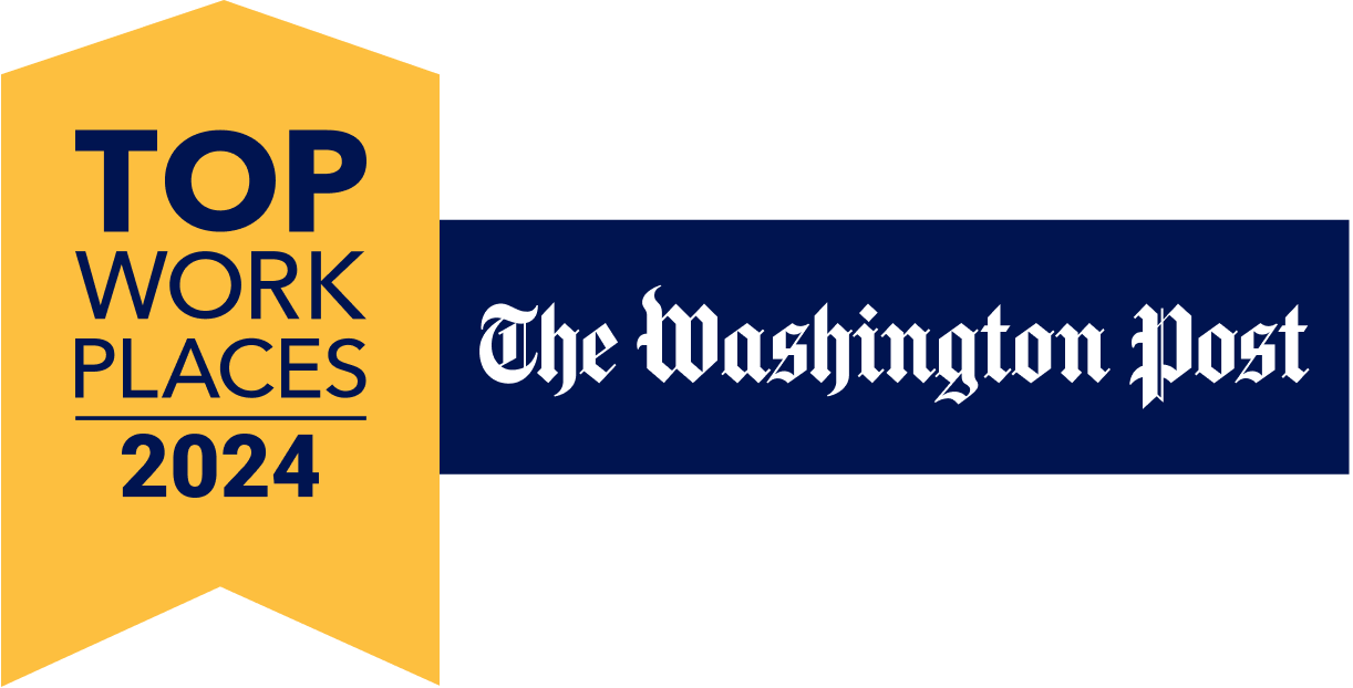The Washington Post Top Places to Work 2024 award.